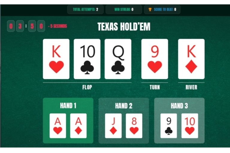 texas hold em poker procedures